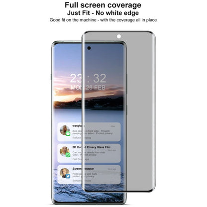 For OnePlus 13 imak 3D Curved HD Full Screen Anti-spy Tempered Glass Protective Film