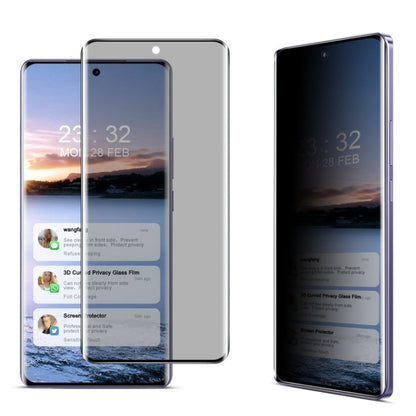 For Realme GT 6T 5G Global imak 3D Curved HD Full Screen Anti-spy Tempered Glass Protective Film