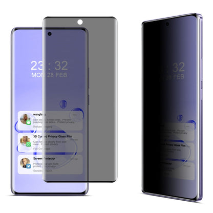 For Realme GT Neo6 SE 5G imak No Edge Version 3D Curved Privacy Full Screen Tempered Glass Film