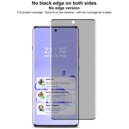 For OnePlus Ace 3 Pro imak No Edge Version 3D Curved Privacy Full Screen Tempered Glass Film
