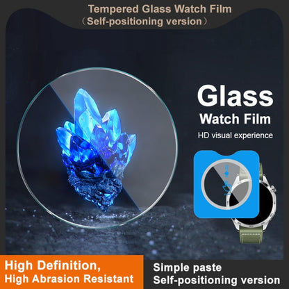 Pour Samsung Watch 7 40mm BT imak Film de Protection en Verre Trempé, Version Auto-positionnante