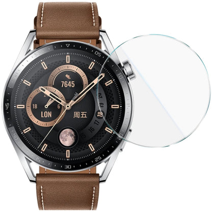 Pour Huawei Watch GT 3 46mm imak Film de Protection en Verre Trempé, Version Auto-positionnante