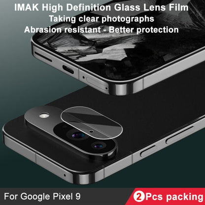 For Google Pixel 9 2pcs/Set imak HD Glass Lens Film, Scaled Down Version