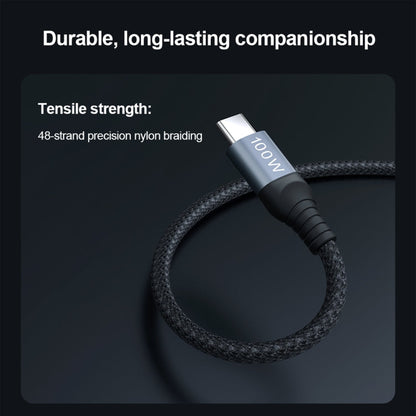 NILLKIN PD3.0 100W/27W USB-C / Type-C to USB-C / Type-C + 8 Pin Dual Power Fast Charging Data Cable, Length: 1.5m