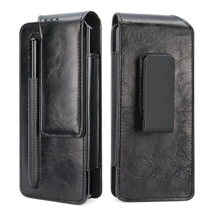 For Samsung Galaxy Z Fold 3 / 4 / 5 / 6 VIETAO Retro Thinking Series PU Shockproof Phone Bag, Without Pen(Black)