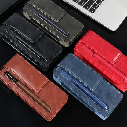 For Samsung Galaxy Z Fold 3 / 4 / 5 / 6 VIETAO Retro Thinking Series PU Shockproof Phone Bag, Without Pen(Red)