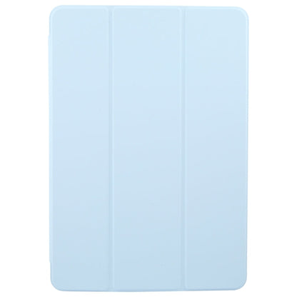 For Huawei MatePad 11.5 S GEBEI 3-folding Holder Shockproof Flip Leather Tablet Case(Sky Blue)