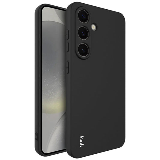 For Samsung Galaxy S25 5G imak UC-3 Series Shockproof Frosted TPU Phone Case(Black)
