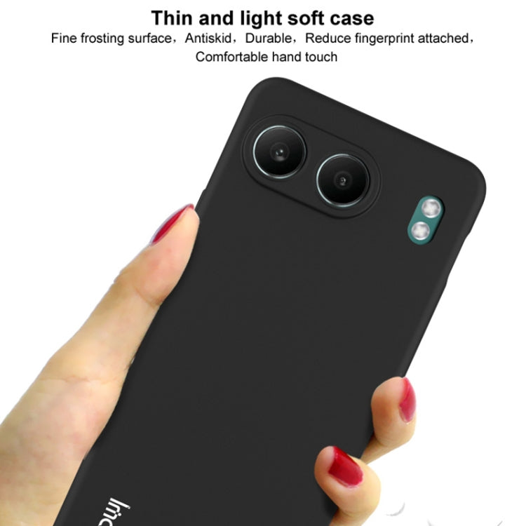 Pour OnePlus Nord 4 Coque de téléphone en TPU dépoli antichoc série IMAK UC-3 (Noir)