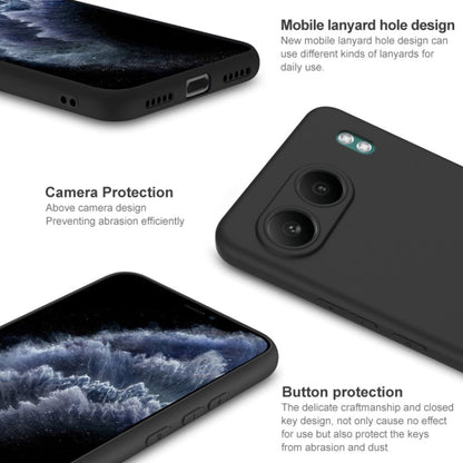 Pour OnePlus Nord 4 Coque de téléphone en TPU dépoli antichoc série IMAK UC-3 (Noir)