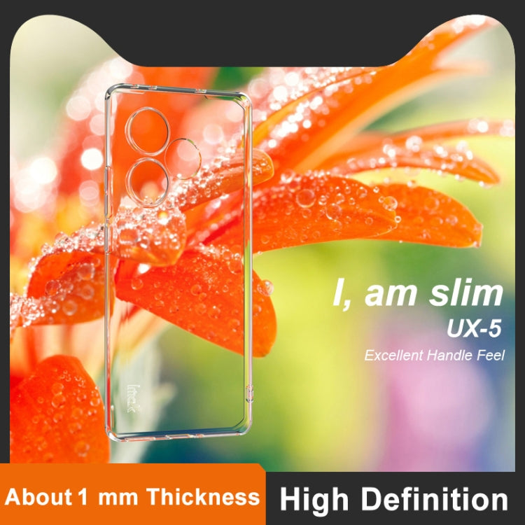 For Realme GT Neo6 5G imak UX-5 Series Super Slim Transparent Shockproof TPU Protective Case(Transparent)
