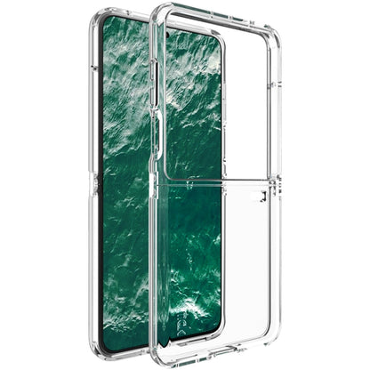 Pour Honor Magic V Flip imak série UX-6 Coque de téléphone invisible en TPU antichoc tout compris avec coussin d'air (transparent)