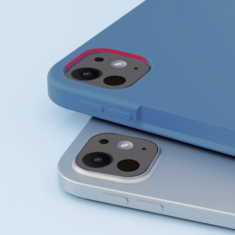 For iPad Pro 11 2025 / 2024 Mutural Silicone Microfiber Tablet Case(Midnight Blue)