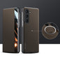 For Samsung Galaxy Z Fold6 SULADA Kevlar 600D Texture Smart Window Leather Phone Case(Brown)
