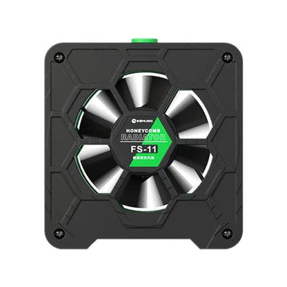 Mijing FS-11 Cooling + UV Curing + Smoke Extraction Honeycomb Radiating Fan(Black)