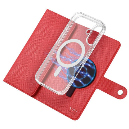 For iPhone 16 Pro ViLi GHA-C Series RFID MagSafe Magnetic Flip Leather Phone Case(Red)