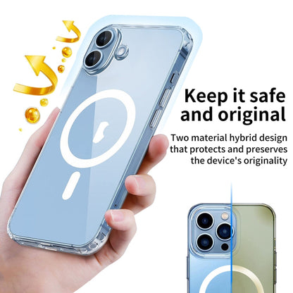 For iPhone 15 Pro Max ViLi MAG-C Series MagSafe Magnetic PC + TPU Phone Case(Transparent)