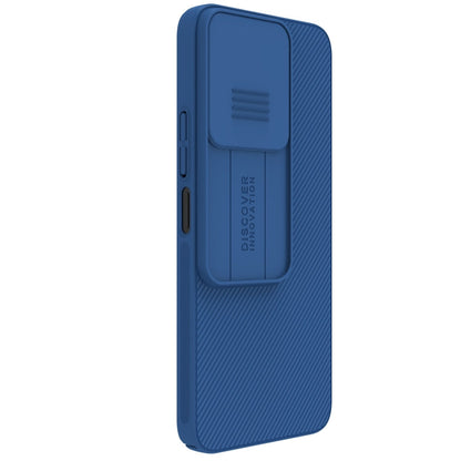 For Xiaomi Poco M6 4G NILLKIN Black Mirror Series Camshield PC Phone Case(Blue)