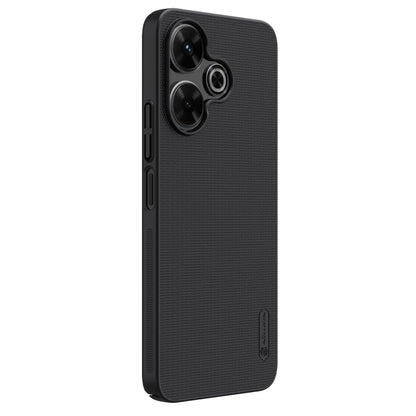 For Redmi Note 13R 5G / 13 4G NILLKIN Frosted PC Phone Case(Black)