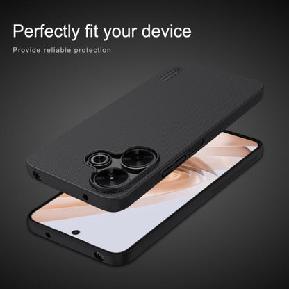 For Redmi Note 13R 5G / 13 4G NILLKIN Frosted PC Phone Case(Black)
