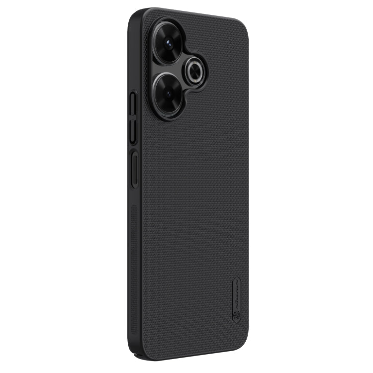 Pour Xiaomi Poco M6 4G Coque de téléphone NILLKIN Frosted PC (Noir)