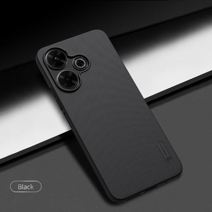Pour Xiaomi Poco M6 4G Coque de téléphone NILLKIN Frosted PC (Noir)