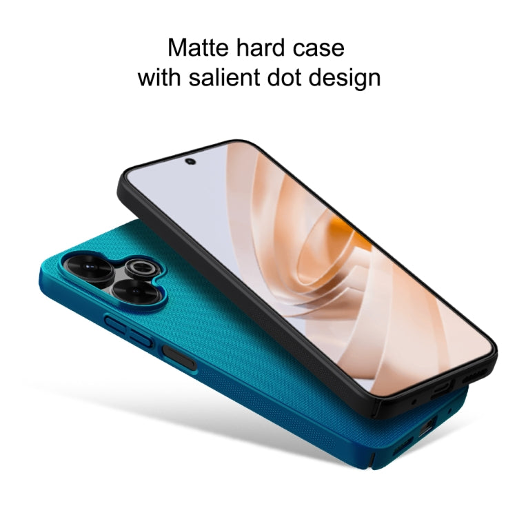 Pour Xiaomi Poco M6 4G Coque de téléphone NILLKIN Frosted PC (Noir)