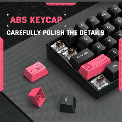 ONIKUMA G55 61 Keys RGB Colorful Lighting Wired Gaming Mechanical Keyboard(Black)