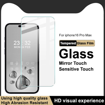Pour iPhone 16 Pro Max Film en Verre Trempé Plein Écran H Series imak