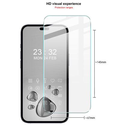 For iPhone 16 Pro imak H Series Full Screen Tempered Glass Film