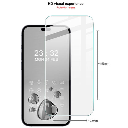 Pour iPhone 16 Plus imak H Series Film en Verre Trempé Plein Écran
