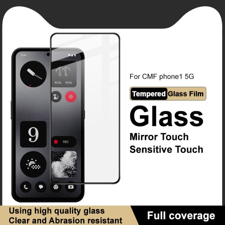 For Nothing CMF Phone 1 5G imak 9H Surface Hardness Full Screen Tempered Glass Film Pro+ Series