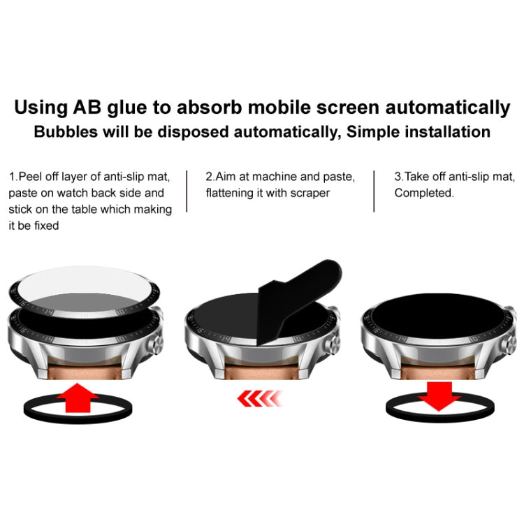 For Samsung Watch Ultra 47mm IMAK Plexiglass HD Watch Protective Film