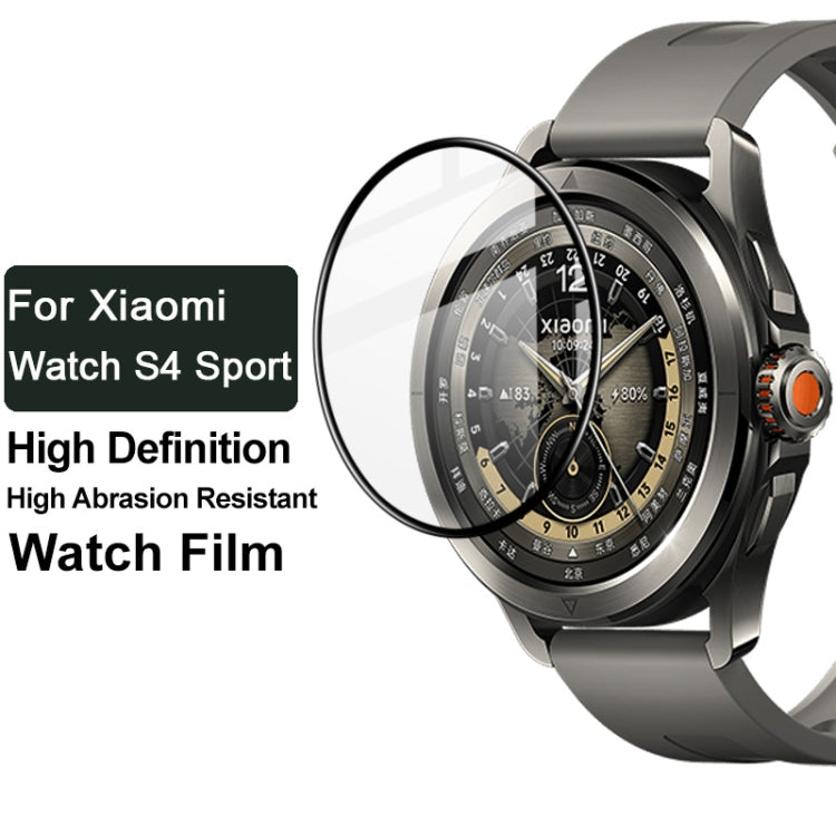 For Xiaomi Watch S4 Sport IMAK Plexiglass HD Watch Protective Film