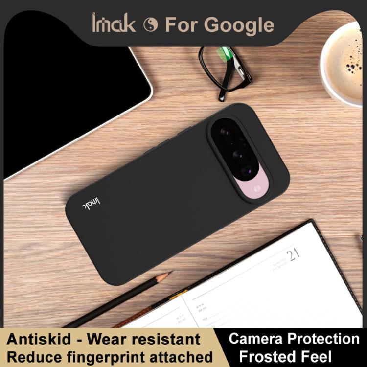 For Google Pixel 10 / Pixel 10 Pro IMAK UC-3 Series Shockproof Frosted TPU Phone Case(Black)