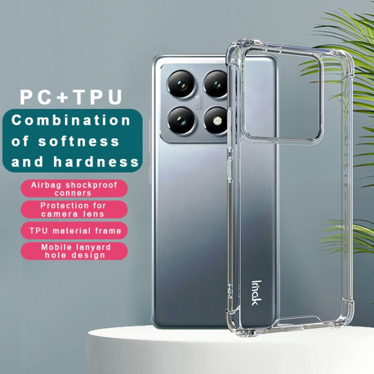 For Xiaomi 14T Pro IMAK Space Shield PC + TPU Airbag Shockproof Phone Case(Transparent)