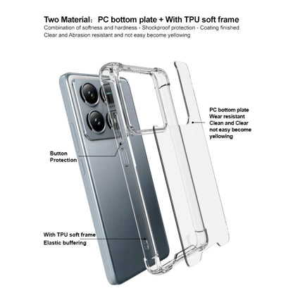 For Xiaomi 14T Pro IMAK Space Shield PC + TPU Airbag Shockproof Phone Case(Transparent)