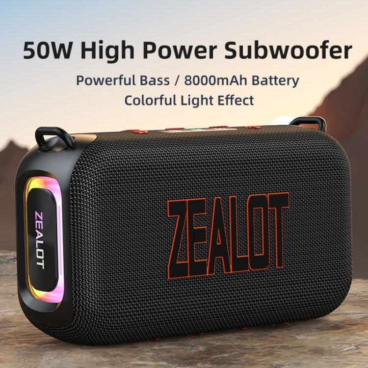 Enceinte Bluetooth portable étanche Zealot S85 50 W (camouflage)