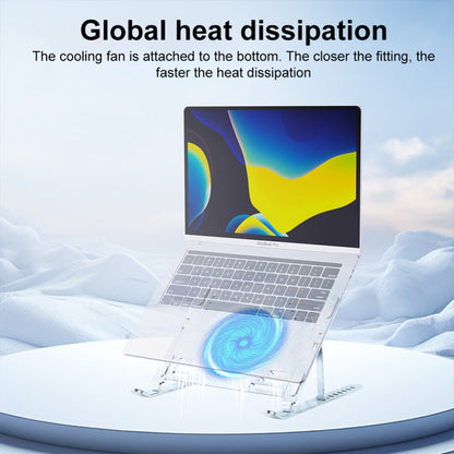 R- JUST HZ44 Aluminum Alloy Laptop Cooling Stand(Black)