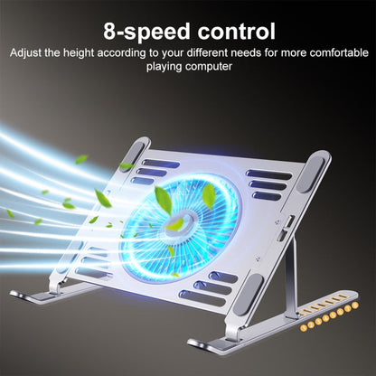 R- JUST HZ44 Aluminum Alloy Laptop Cooling Stand(Black)