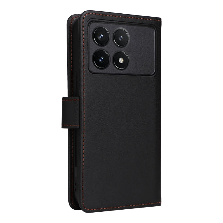 Pour Redmi K70 / K70 Pro BETOPNICE BN-005 Étui de téléphone détachable 2 en 1 en similicuir véritable (Noir)