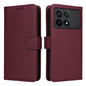 For Redmi K70 / K70 Pro BETOPNICE BN-005 2 in 1 Detachable Imitate Genuine Leather Phone Case(Wine Red)