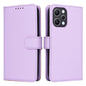 Pour Redmi 12 4G Étui de téléphone en similicuir véritable détachable 2 en 1 BETOPNICE BN-005 (violet clair)