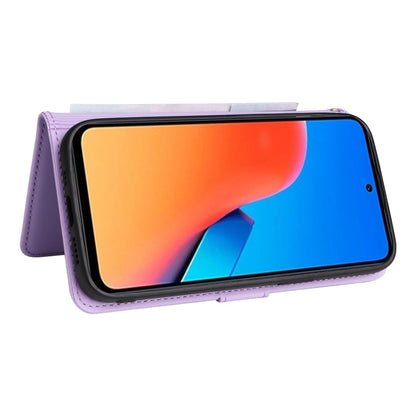 Pour Redmi 12 4G Étui de téléphone en similicuir véritable détachable 2 en 1 BETOPNICE BN-005 (violet clair)