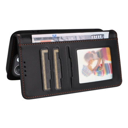 For Redmi 12 4G BETOPNICE BN-005 2 in 1 Detachable Imitate Genuine Leather Phone Case(Black)