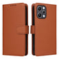 For Redmi 12 4G BETOPNICE BN-005 2 in 1 Detachable Imitate Genuine Leather Phone Case(Brown)