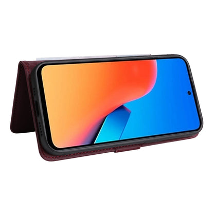 For Redmi 12 4G BETOPNICE BN-005 2 in 1 Detachable Imitate Genuine Leather Phone Case(Wine Red)