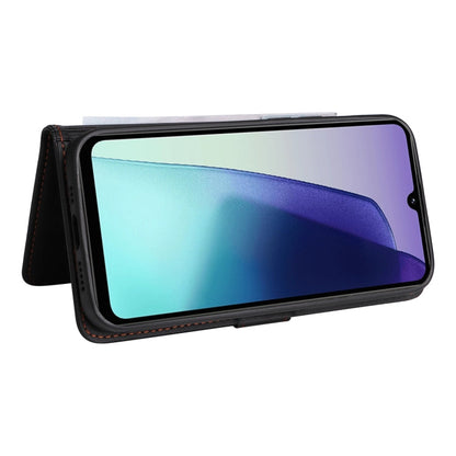 Pour coque de téléphone en cuir véritable amovible 2 en 1 BETOPNICE BN-005 pour Redmi 14C 4G (noir)