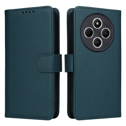 Pour Redmi 14C 4G BETOPNICE BN-005 Étui de téléphone détachable 2 en 1 en simili cuir véritable (Bleu)