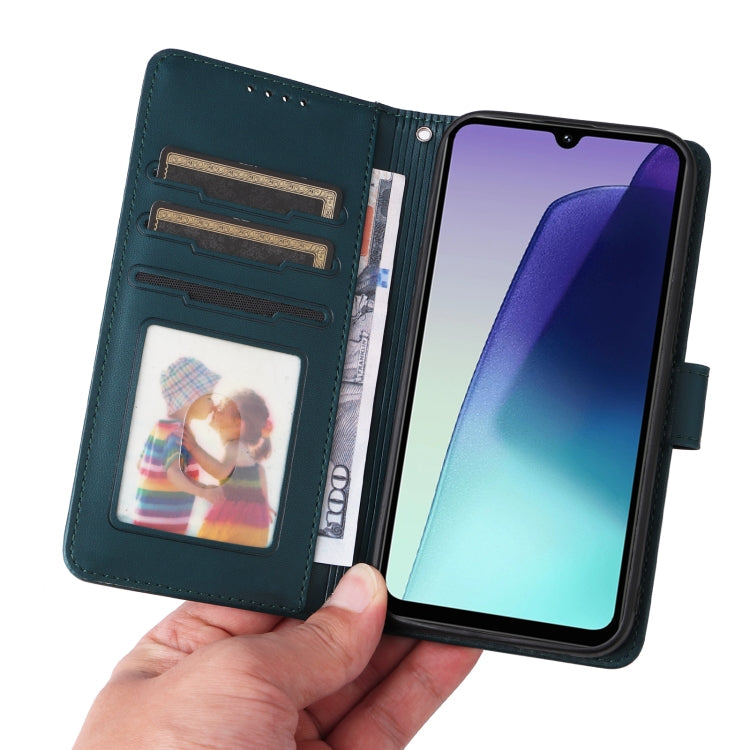 Pour Redmi 14C 4G BETOPNICE BN-005 Étui de téléphone détachable 2 en 1 en simili cuir véritable (Bleu)